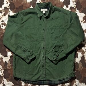 Cabelas Lined Button Up Shirt M